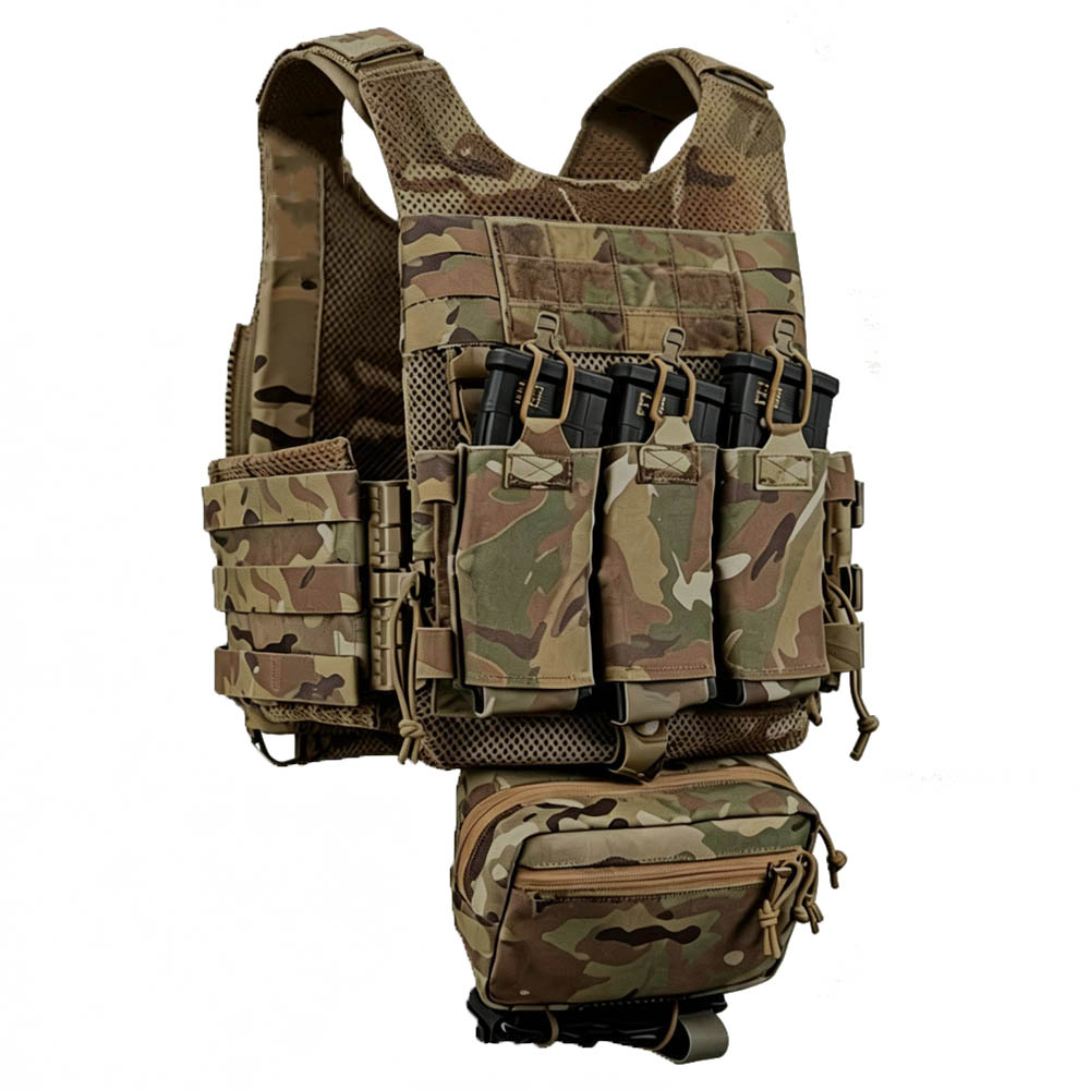 Tactical Plate Carrier Vest Quick Release - Chaleco Táctico Marítimo LV119 OTB, Conjunto