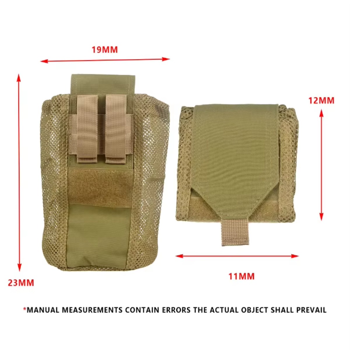 Tactical Dump Pouch Foldable Drop Bag - Bolsas tácticas para actividades deportivas al
