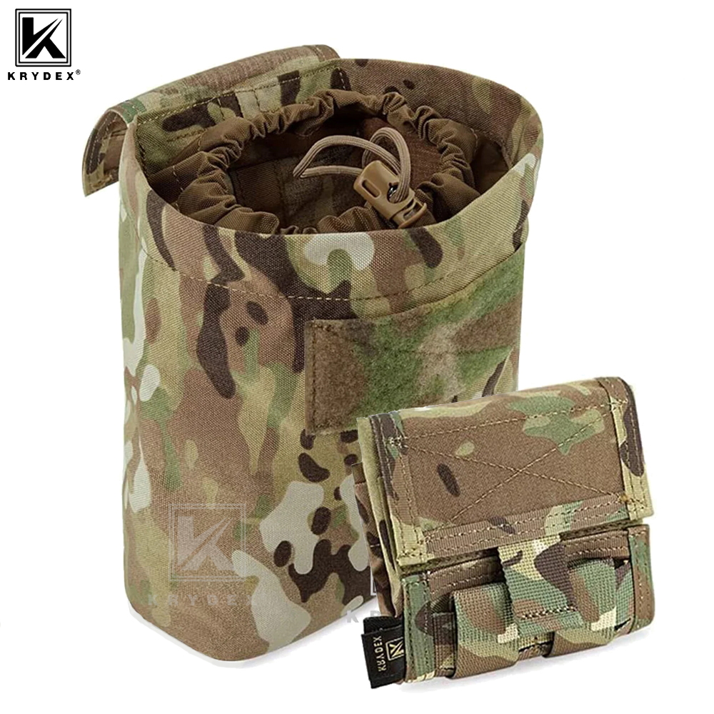Tactical Dump Pouch Foldable Drop Bag - KRYDEX-bolsa de basura táctica, bolsa de