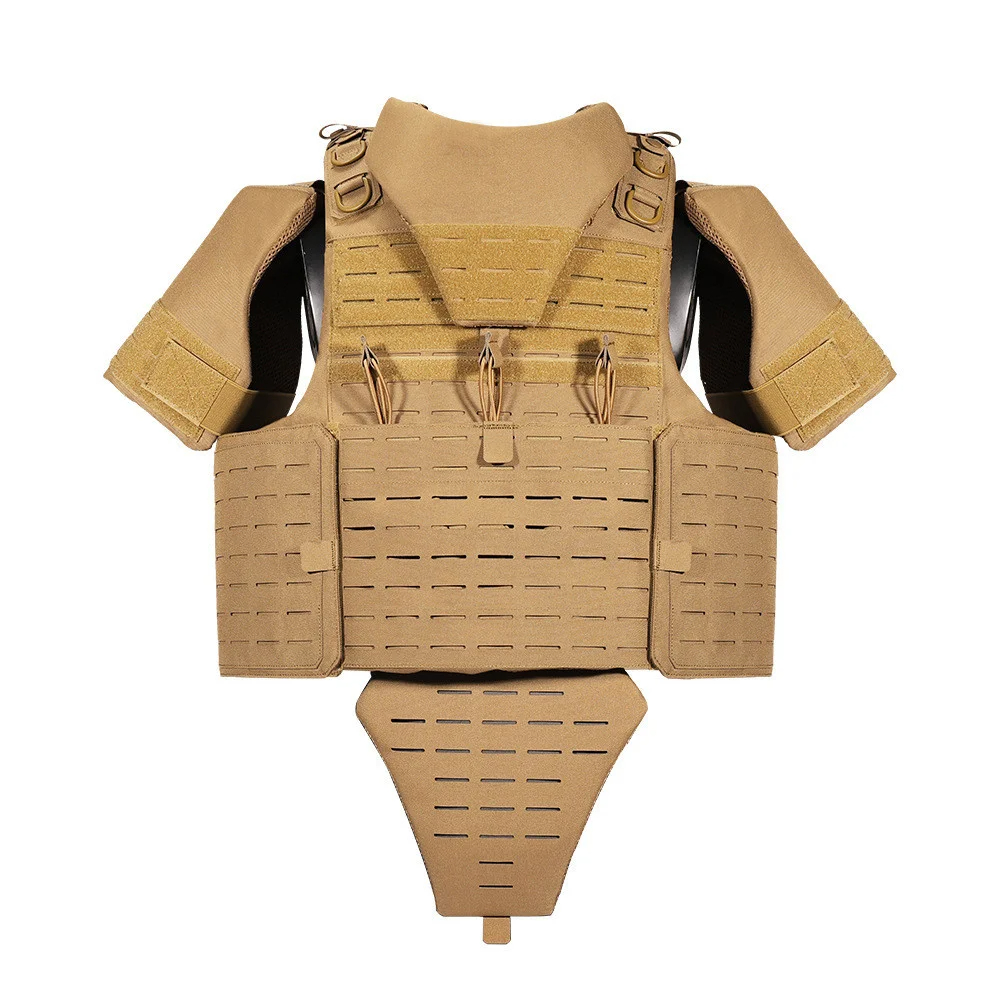 Molle Tactical Vest Military Laser Cut - Chaleco táctico multifuncional 1000D, sistema Molle,