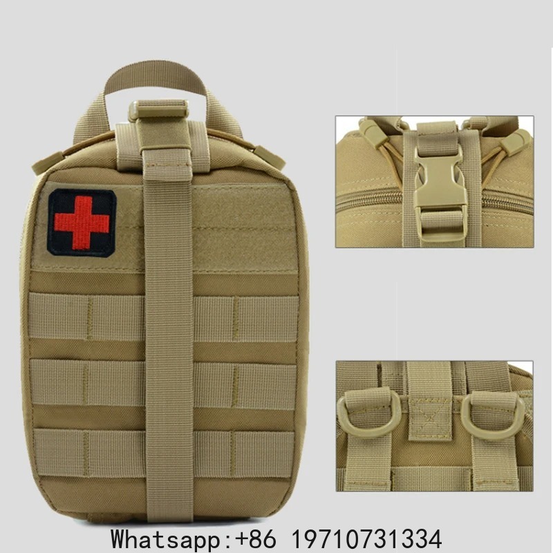 Tactical Med Kit Pouch Ifak Rip Away - Bolsa de primeros auxilios vacía, bolsa