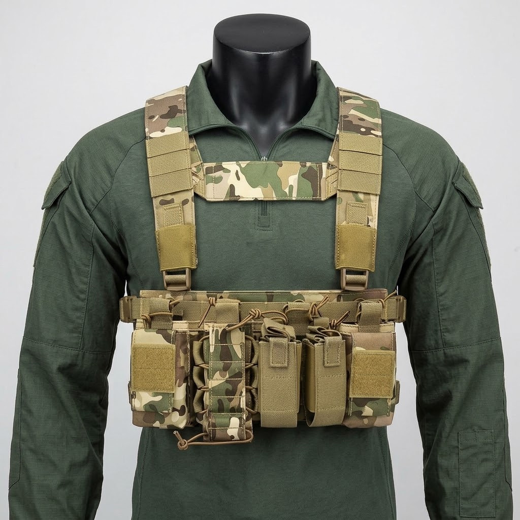 Tactical Chest Rig Modular Micro Fight - Chaleco táctico D3 para hombre, con