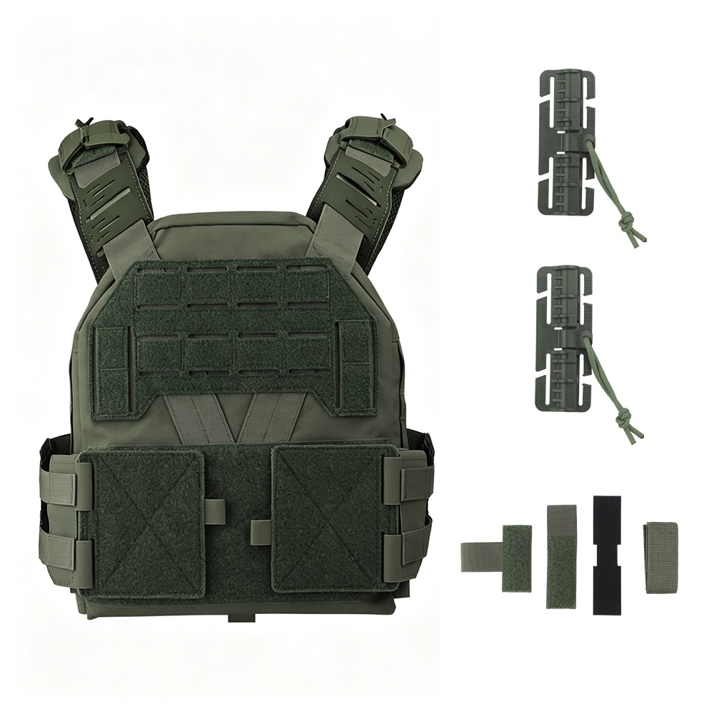 Tactical Plate Carrier Vest Quick Release - Chaleco Táctico KZ Portaplacas para Caza,