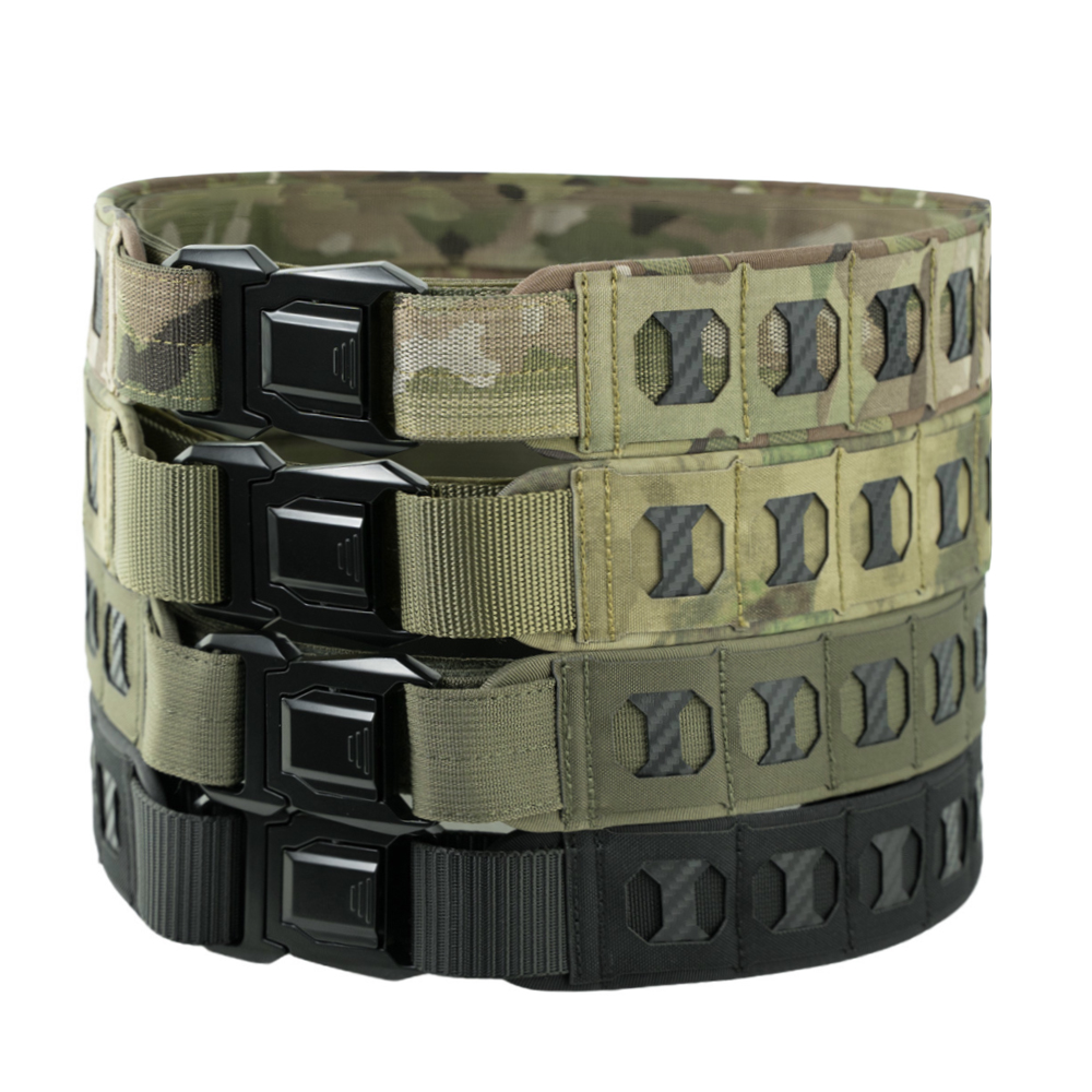 Tactical Combat Belt Quick Release Buckle - Cinturón táctico de 2 pulgadas, ligero,