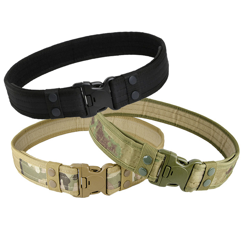 Cinturón táctico de camuflaje  - Tactical Combat Belt Quick Release Buckle reseña y precio