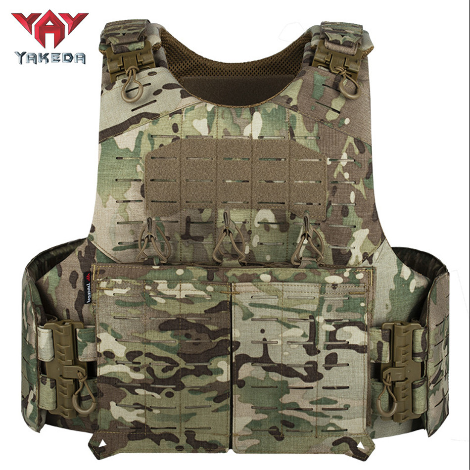 Chaleco Táctico de Caza YAKEDA - Tactical Plate Carrier Vest Quick Release reseña y precio