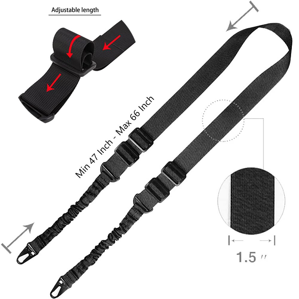 Eslinga táctica de dos puntos- - Tactical Sling 2 Point Quick Adjust Rifle reseña y precio
