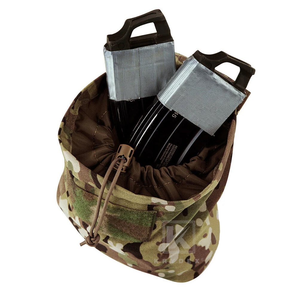KRYDEX-bolsa de basura táctica - Tactical Dump Pouch Foldable Drop Bag reseña y precio
