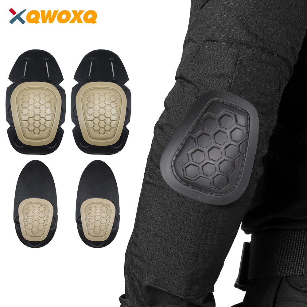 4 unids/set rodilleras táctica - Combat Knee Pads Elbow Pads Set Military reseña y precio