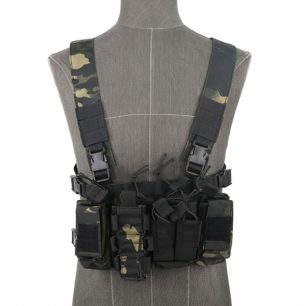 Chaleco táctico D3 para hombre - Tactical Chest Rig Modular Micro Fight reseña y precio