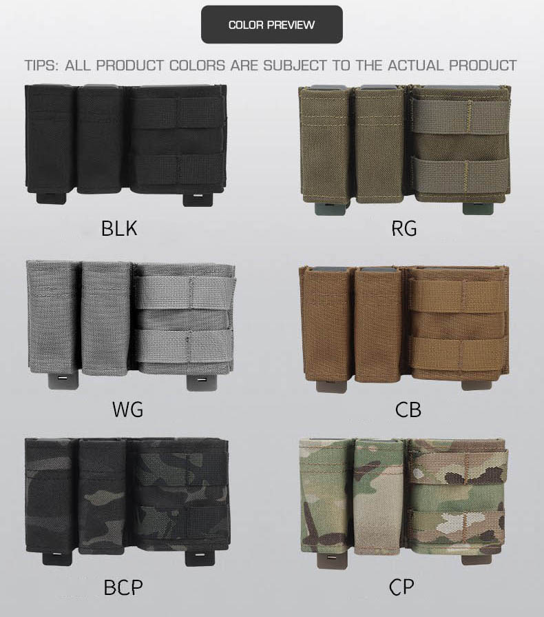 Bolsa Táctica MOLLE para Carga - Molle Mag Pouch Double Magazine 5.56 9Mm reseña y precio
