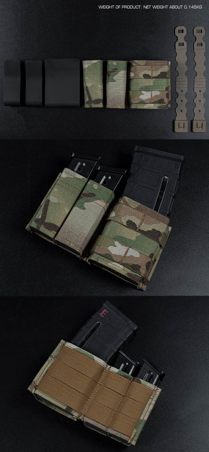 Bolsa Táctica MOLLE para Carga - Molle Mag Pouch Double Magazine 5.56 9Mm reseña y precio