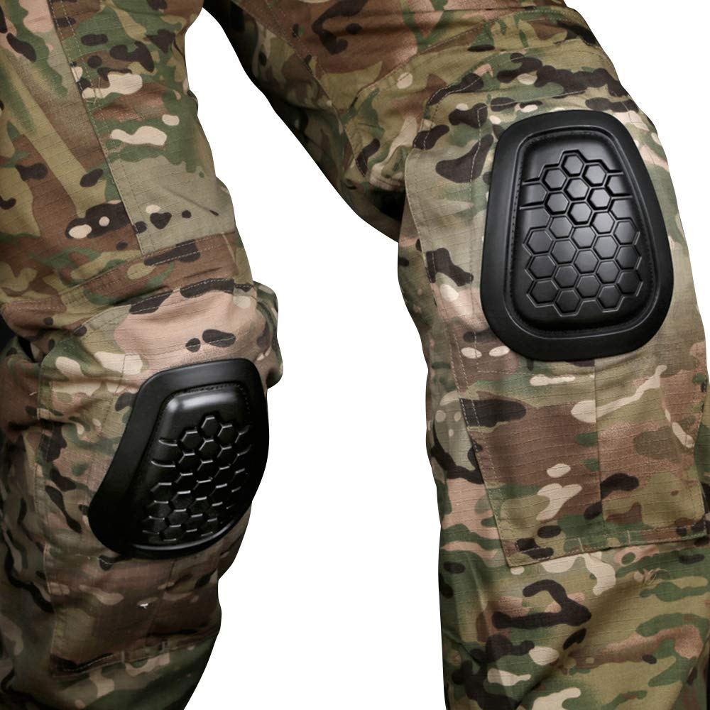 4 unids/set rodillera táctica  - Combat Knee Pads Elbow Pads Set Military reseña y precio