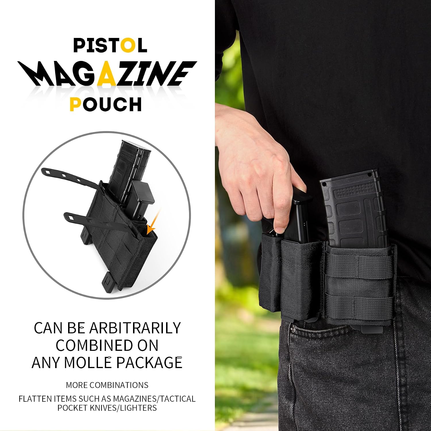 Bolsa para revistas 5,56, bols - Molle Mag Pouch Double Magazine 5.56 9Mm reseña y precio