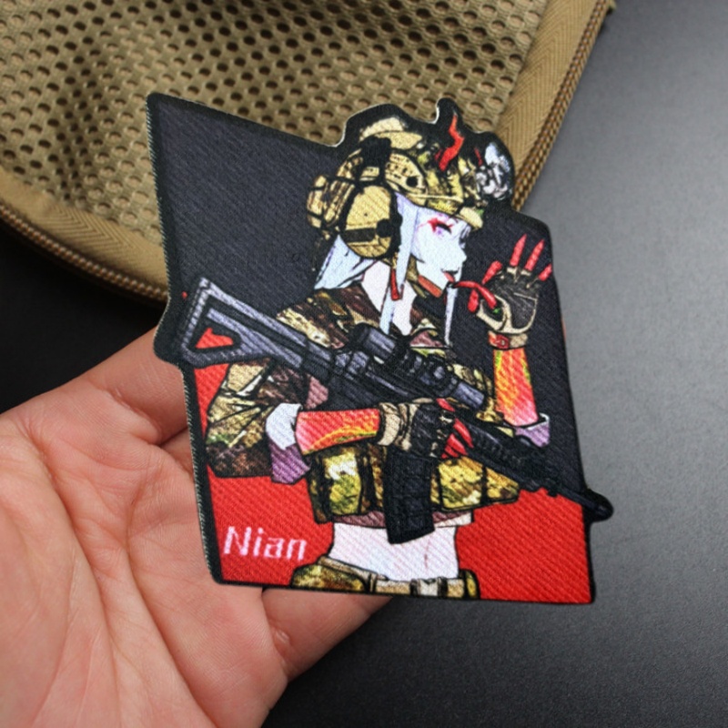 Parche estampado con insignia  - Patch Morale Tactical Military Hook Loop reseña y precio
