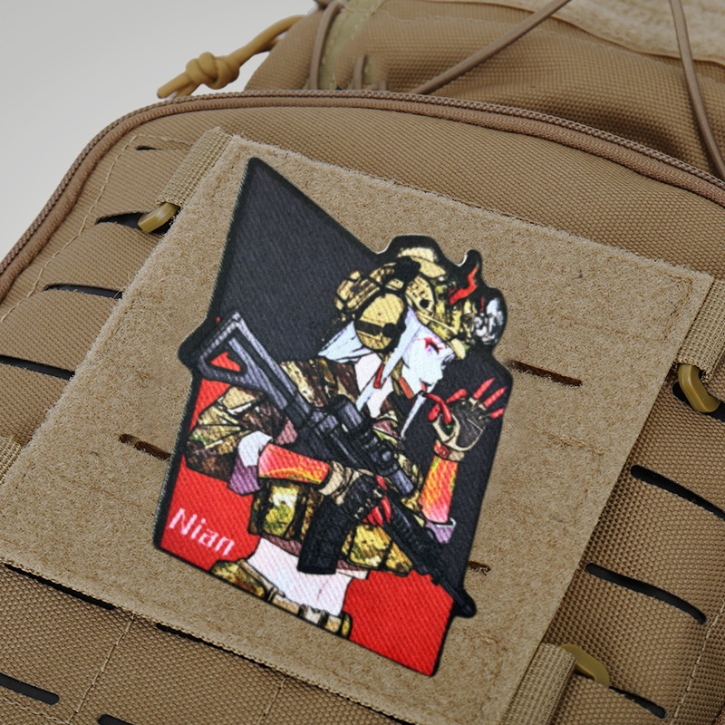 Parche estampado con insignia  - Patch Morale Tactical Military Hook Loop reseña y precio