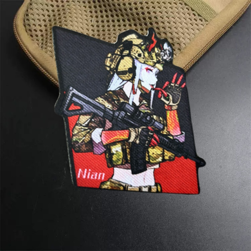 Parche estampado con insignia  - Patch Morale Tactical Military Hook Loop reseña y precio