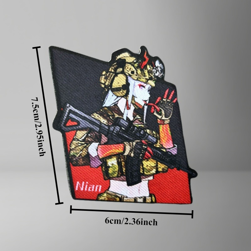 Parche estampado con insignia  - Patch Morale Tactical Military Hook Loop reseña y precio