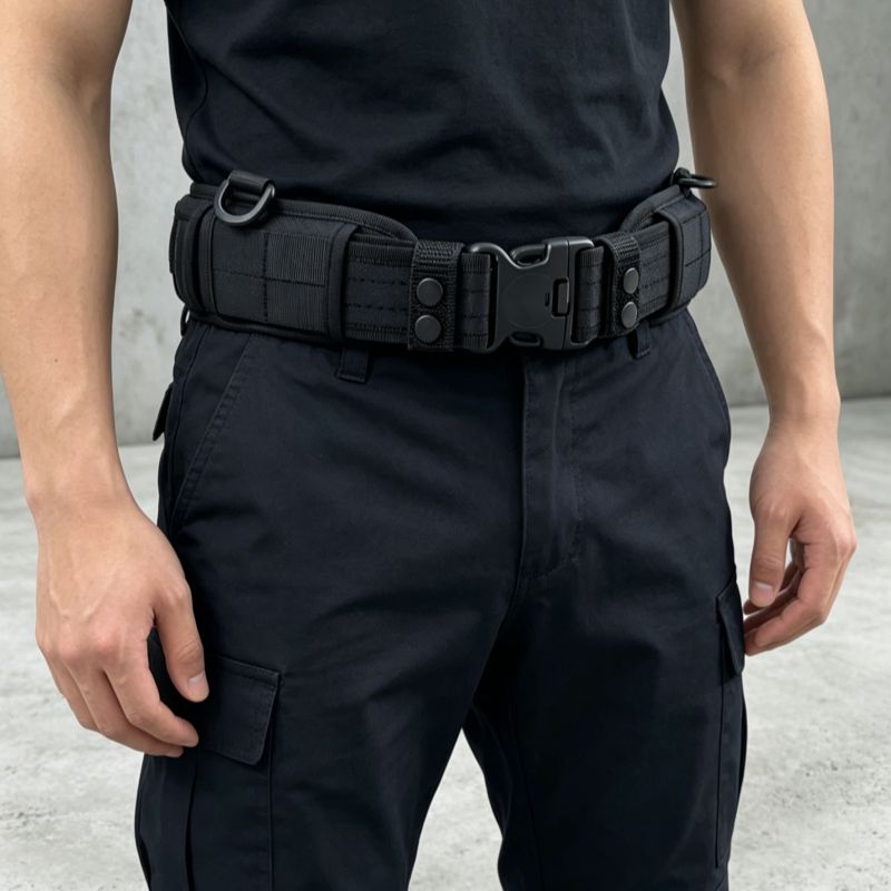Cinturón táctico ligero, cintu - Tactical Combat Belt Quick Release Buckle reseña y precio