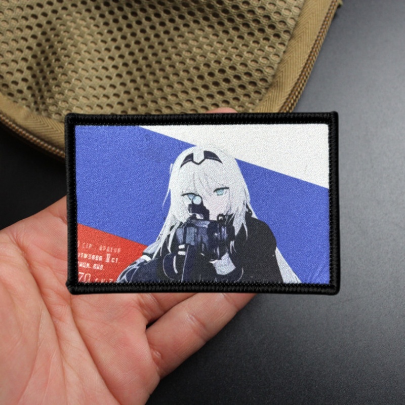Parche de Anime de belleza par - Patch Morale Tactical Military Hook Loop reseña y precio