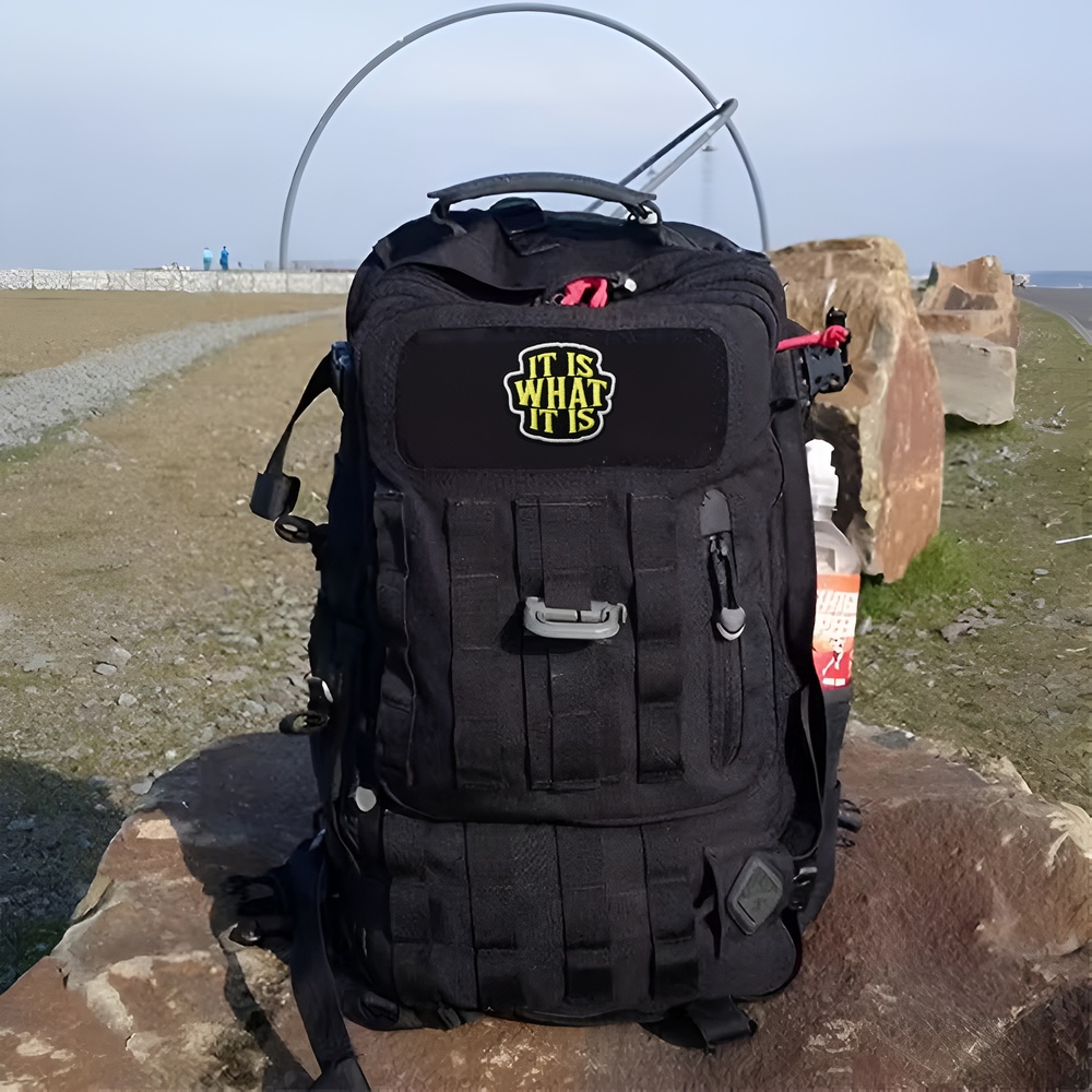 IT IS WHAT IT IS cita táctica  - Patch Morale Tactical Military Hook Loop reseña y precio
