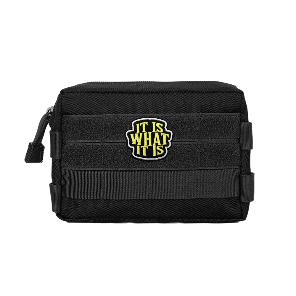 IT IS WHAT IT IS cita táctica  - Patch Morale Tactical Military Hook Loop reseña y precio