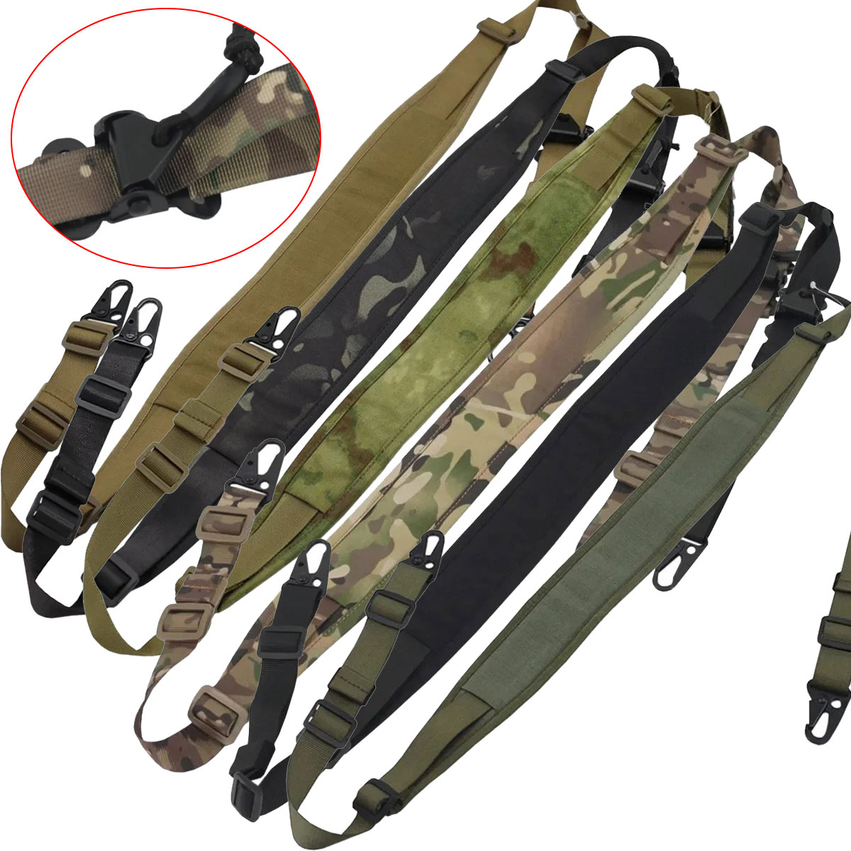 Correa táctica acolchada para  - Tactical Sling 2 Point Quick Adjust Rifle reseña y precio
