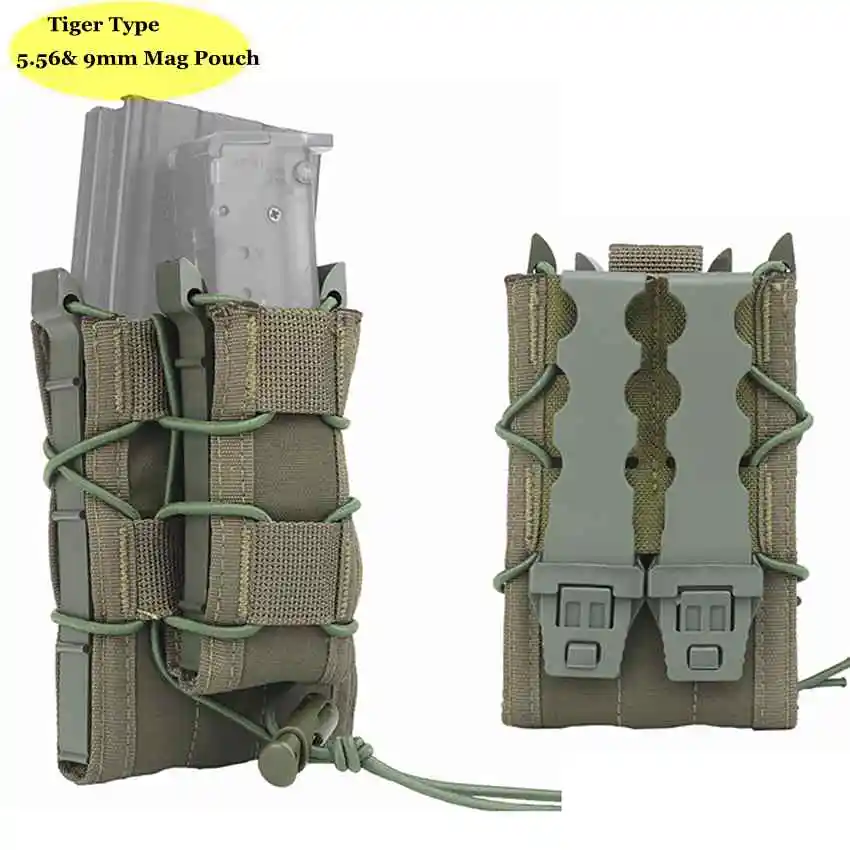 Funda táctica Molle para carga - Molle Mag Pouch Double Magazine 5.56 9Mm reseña y precio