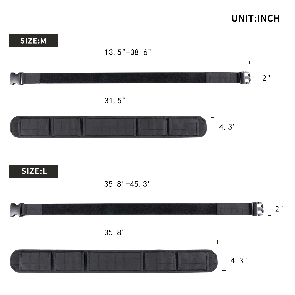 Cinturones de combate de liber - Tactical Combat Belt Quick Release Buckle reseña y precio