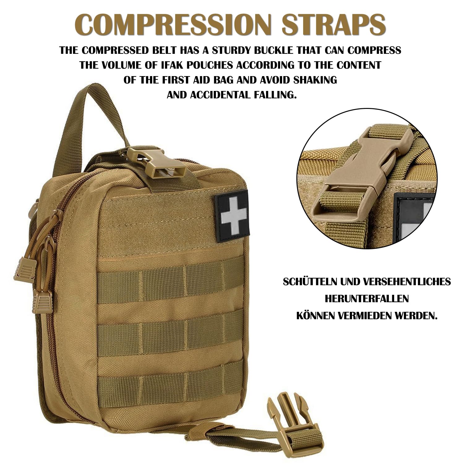 Bolsa de primeros auxilios vac - Tactical Med Kit Pouch Ifak Rip Away reseña y precio