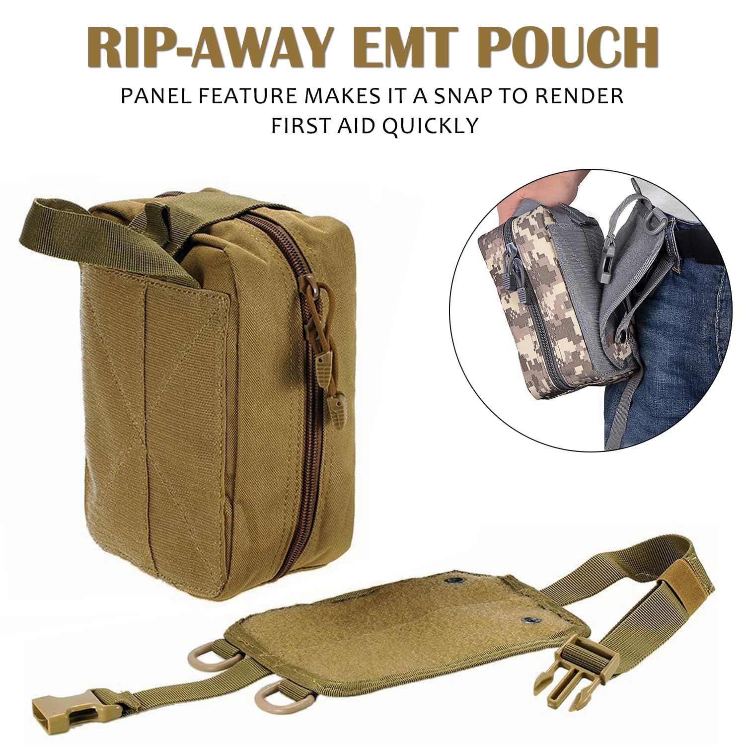 Bolsa de primeros auxilios vac - Tactical Med Kit Pouch Ifak Rip Away reseña y precio
