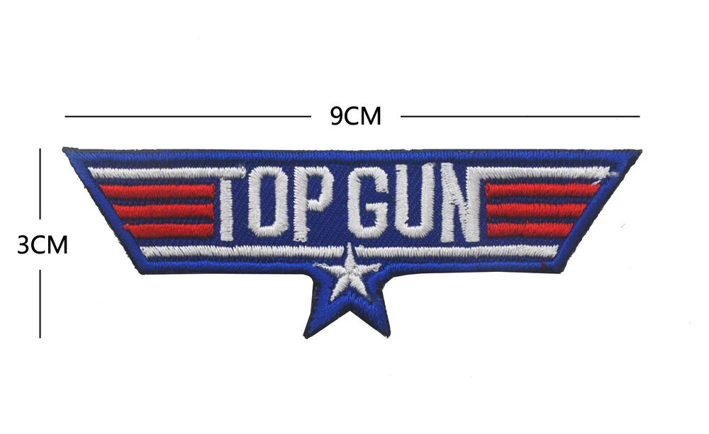 Parche bordado de pistola supe - Patch Morale Tactical Military Hook Loop reseña y precio
