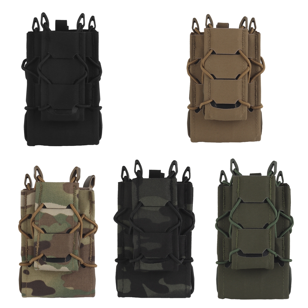 Bolsa doble para revistas de 5 - Molle Mag Pouch Double Magazine 5.56 9Mm reseña y precio