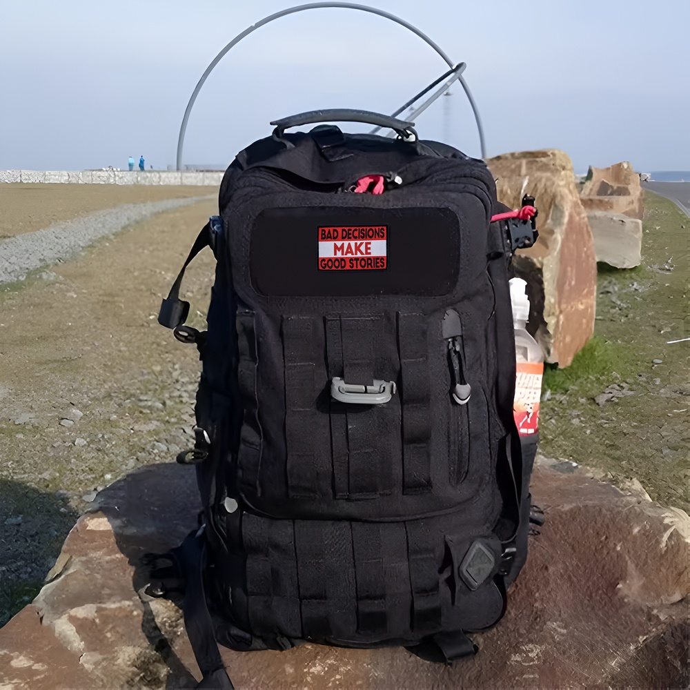 Parche táctico divertido con c - Patch Morale Tactical Military Hook Loop reseña y precio