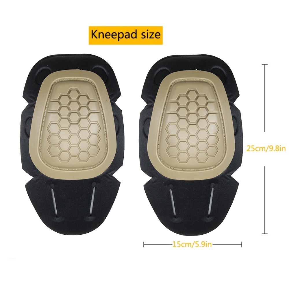 Juego de 4 piezas de rodillera - Combat Knee Pads Elbow Pads Set Military reseña y precio