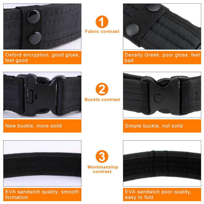 Cinturones de combate de estil - Tactical Combat Belt Quick Release Buckle reseña y precio