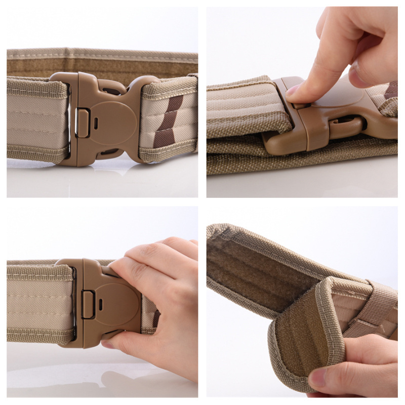 Cinturones de combate de estil - Tactical Combat Belt Quick Release Buckle reseña y precio