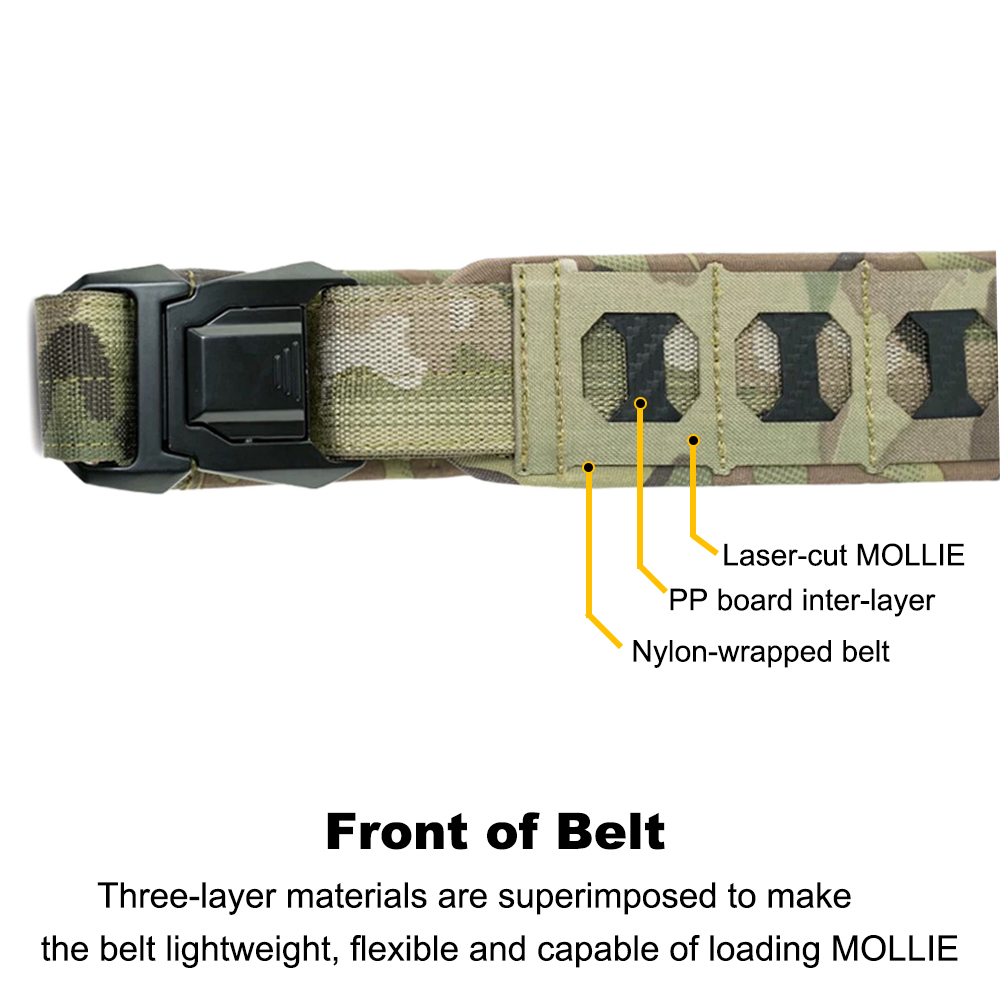 Cinturón táctico de 2 pulgadas - Tactical Combat Belt Quick Release Buckle reseña y precio