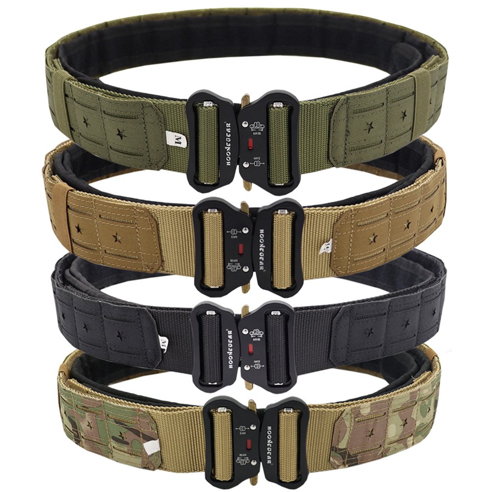 Nuevo cinturón táctico de comb - Tactical Combat Belt Quick Release Buckle reseña y precio
