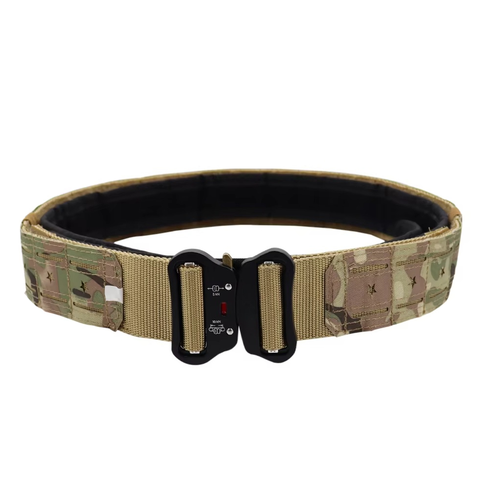 Cinturón táctico de alta calid - Tactical Combat Belt Quick Release Buckle reseña y precio