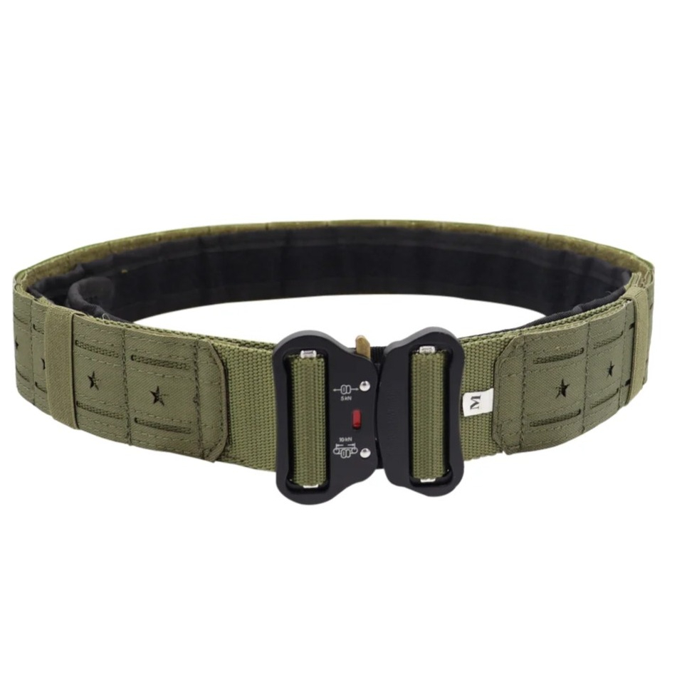 Cinturón táctico de alta calid - Tactical Combat Belt Quick Release Buckle reseña y precio